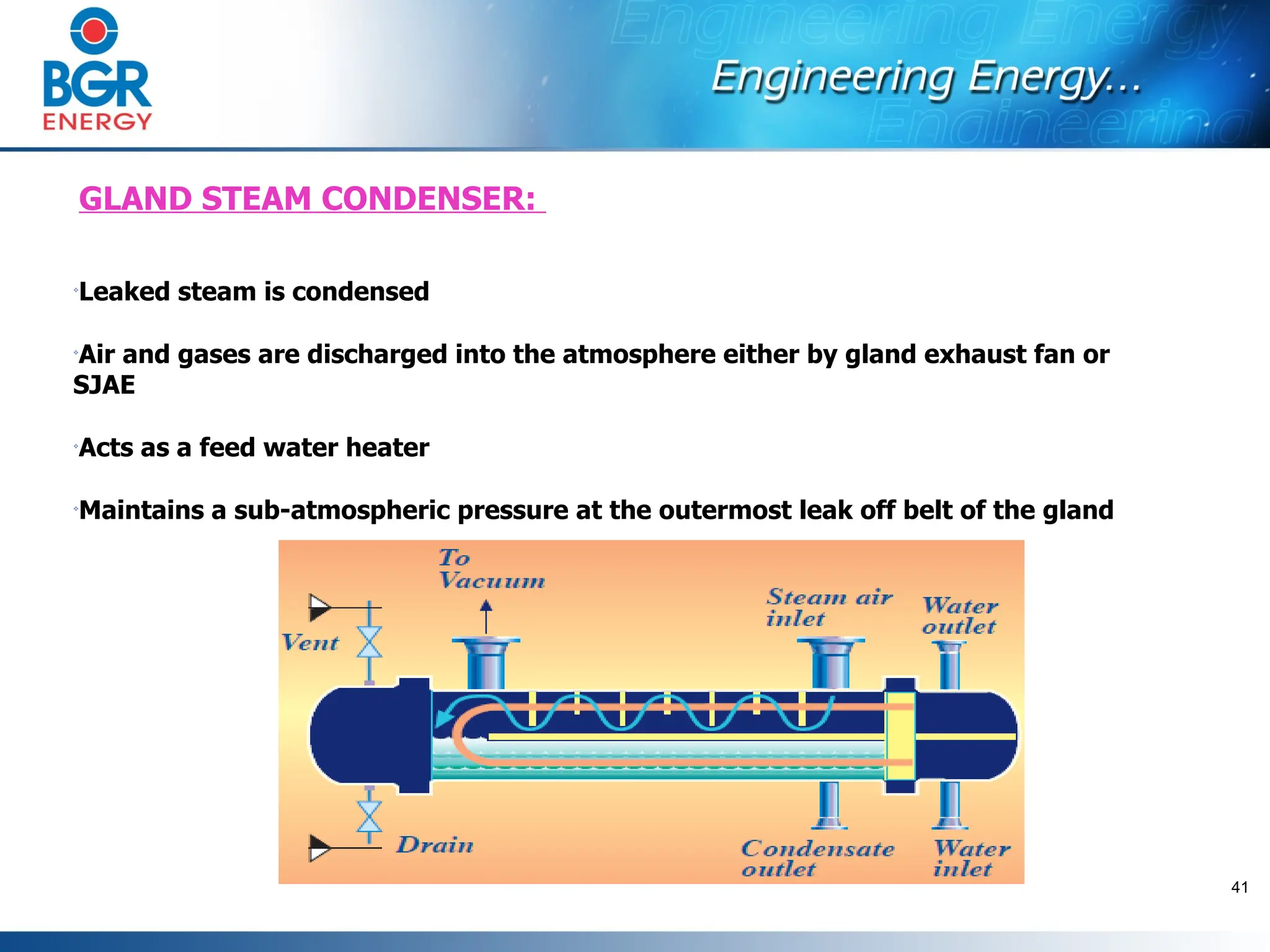 BGR energy turbine amp auxiliaries training | PDF
