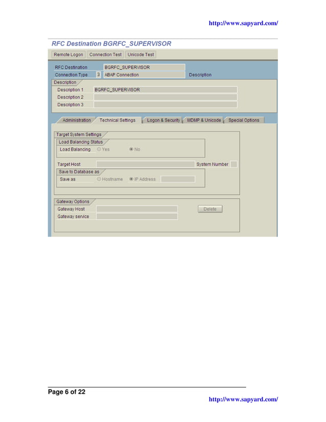 bgRFC Framework in SAP