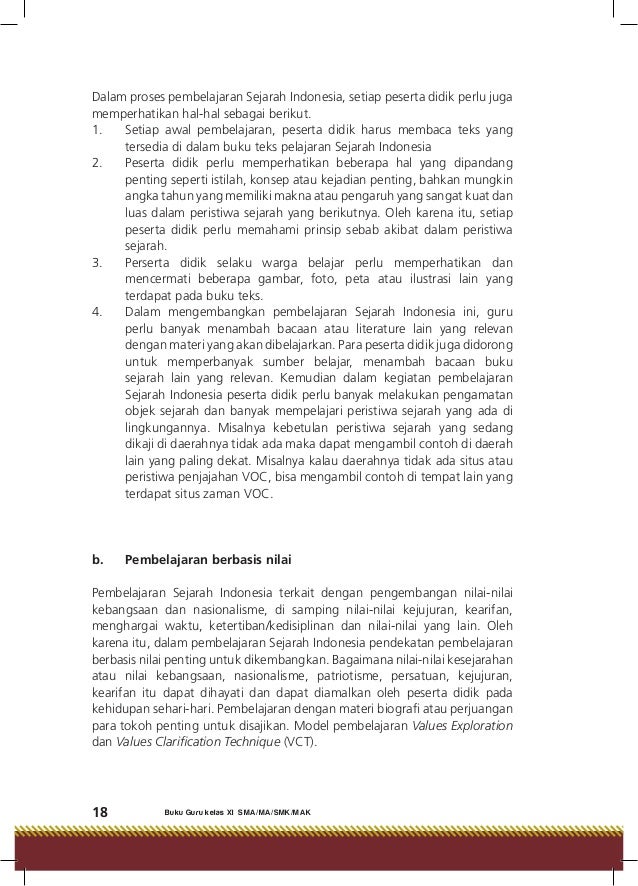 Bg Sejarah Sma Kelas Xi Kurikulum 2013blogerkupangcom