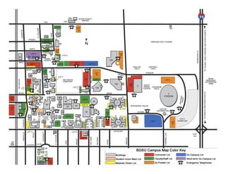 Bowling Green Campus Map Bgsu Campus Map