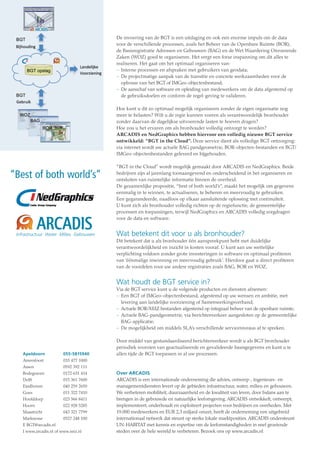 Bgt in the cloud arcadis PDF