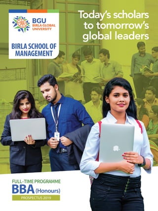 Birla Global University BBA (Hons) Admission Brochure 2019