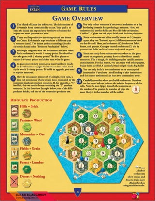 [BoardgameVN] Luật chơi Catan | PDF