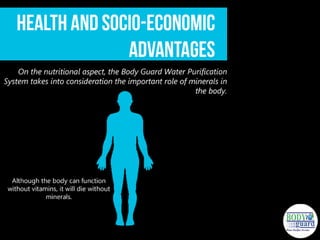 Although the body can function without vitamins, it will die without minerals.
 