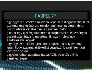 Radpeer és szakmai minőségkontroll | PDF