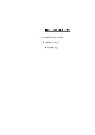 BIBLIOGRAPHY
1. www.indianrailways.gov.in
2. Cris-dlw.cirs.org.in
3. www.irfca.org
 