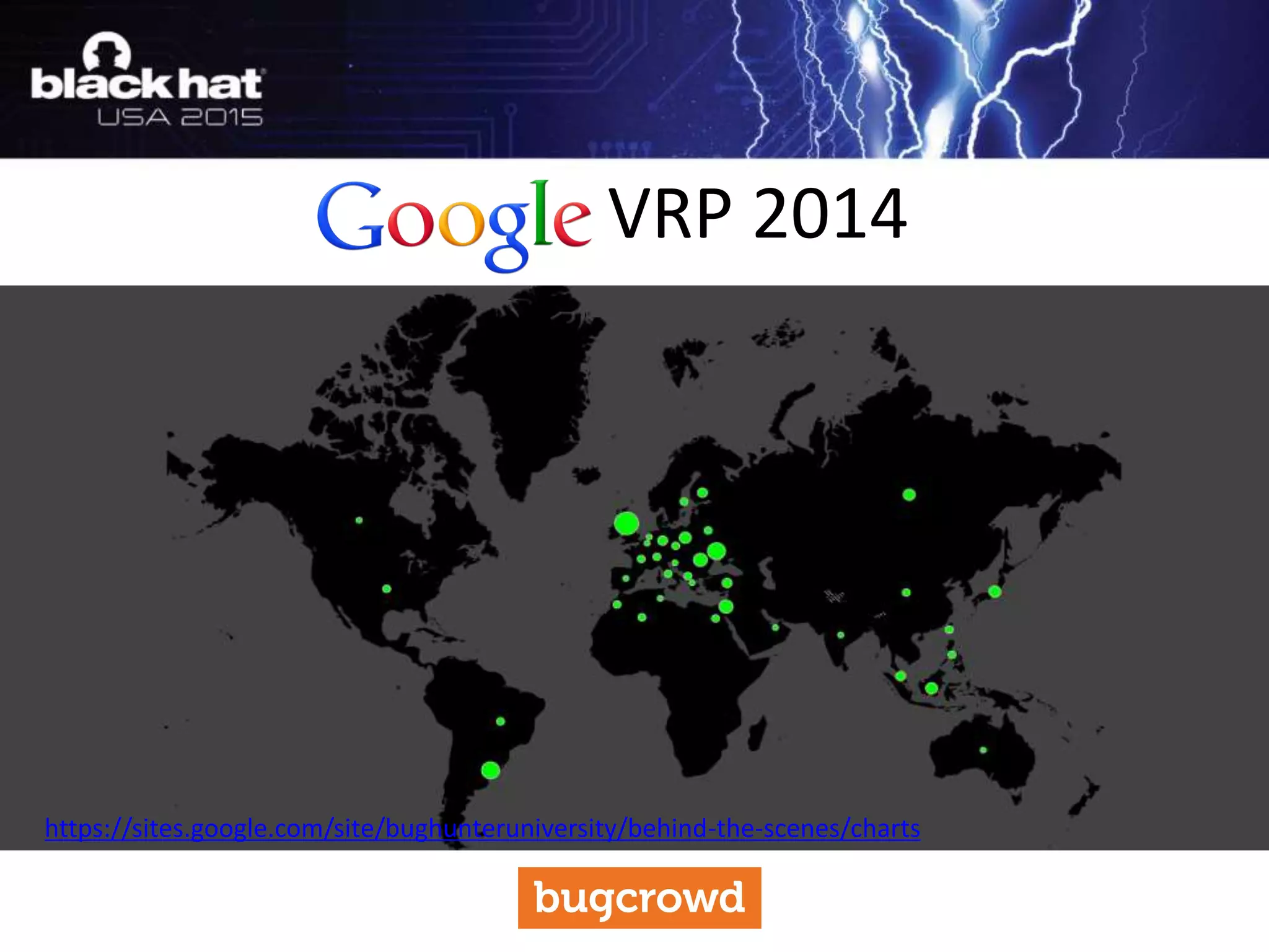 VRP 2014
https://sites.google.com/site/bughunteruniversity/behind-the-scenes/charts
 