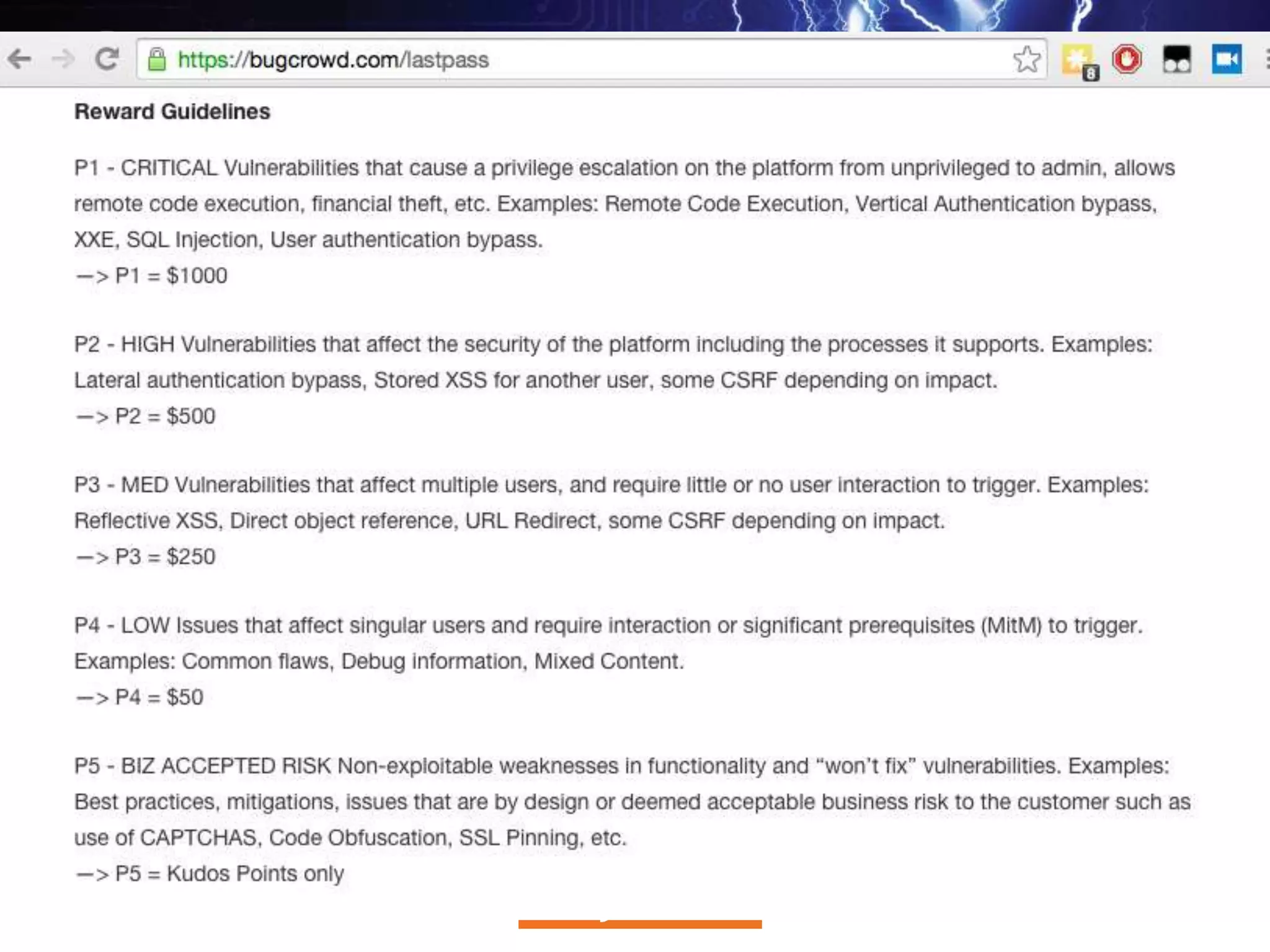 • Defined vulnerability taxonomy
Rapid triage & prioritization
 