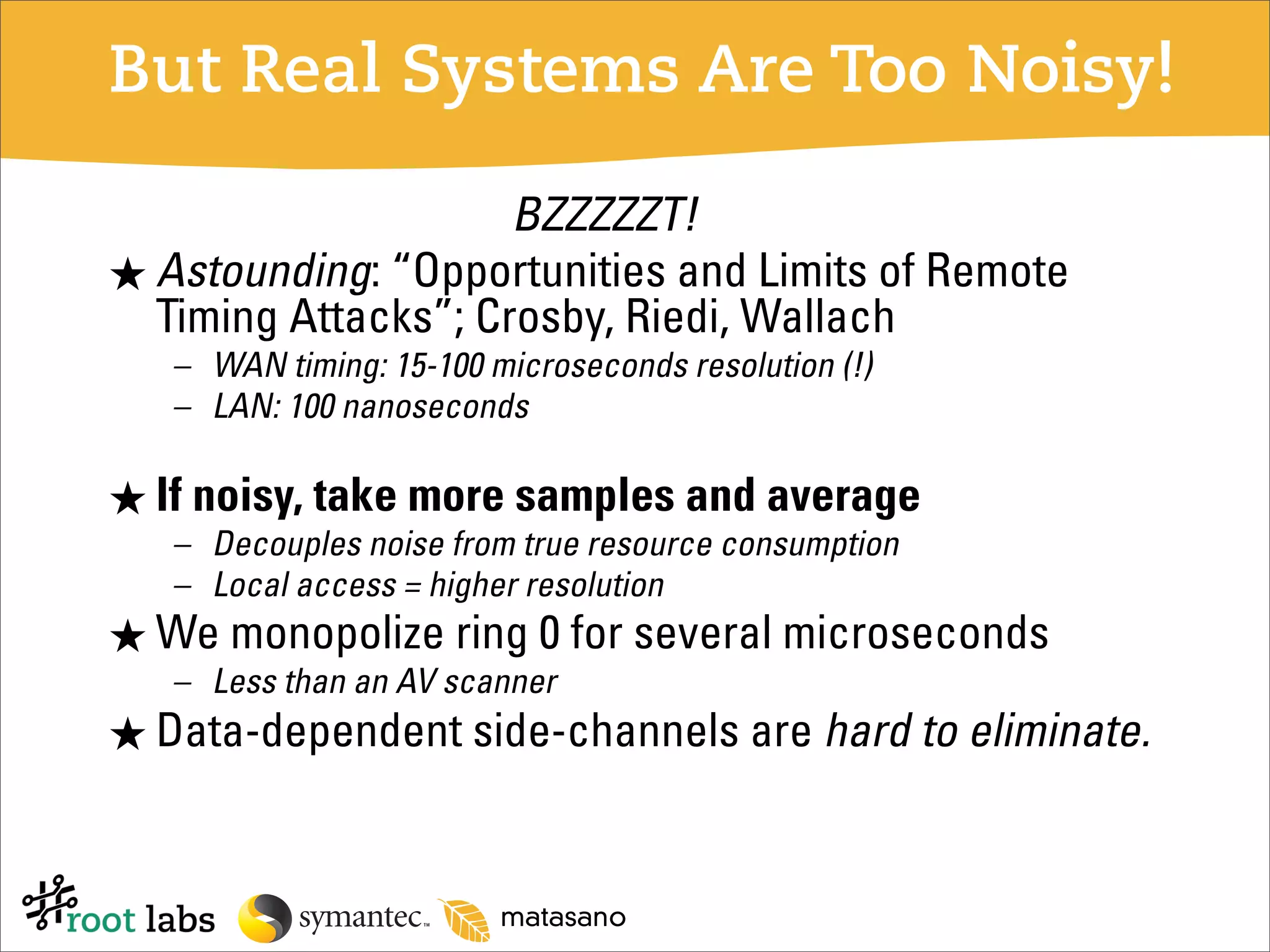 Don't Tell Joanna the Virtualized Rootkit is Dead (Blackhat 2007)