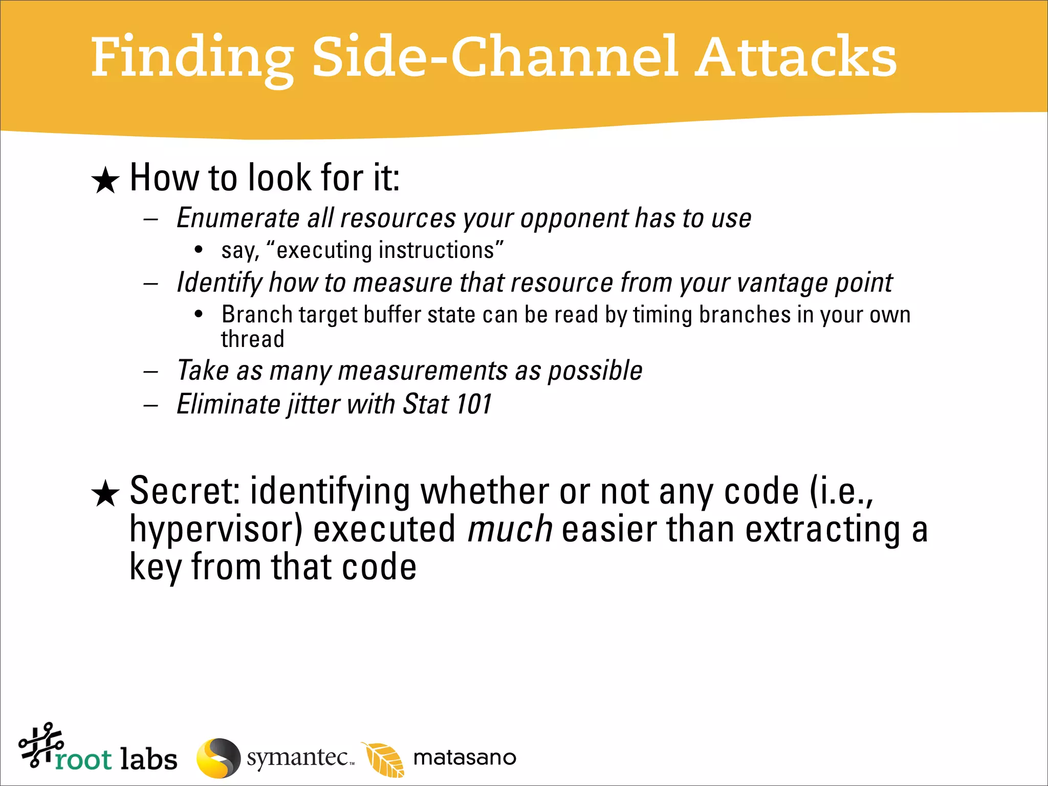 Don't Tell Joanna the Virtualized Rootkit is Dead (Blackhat 2007)