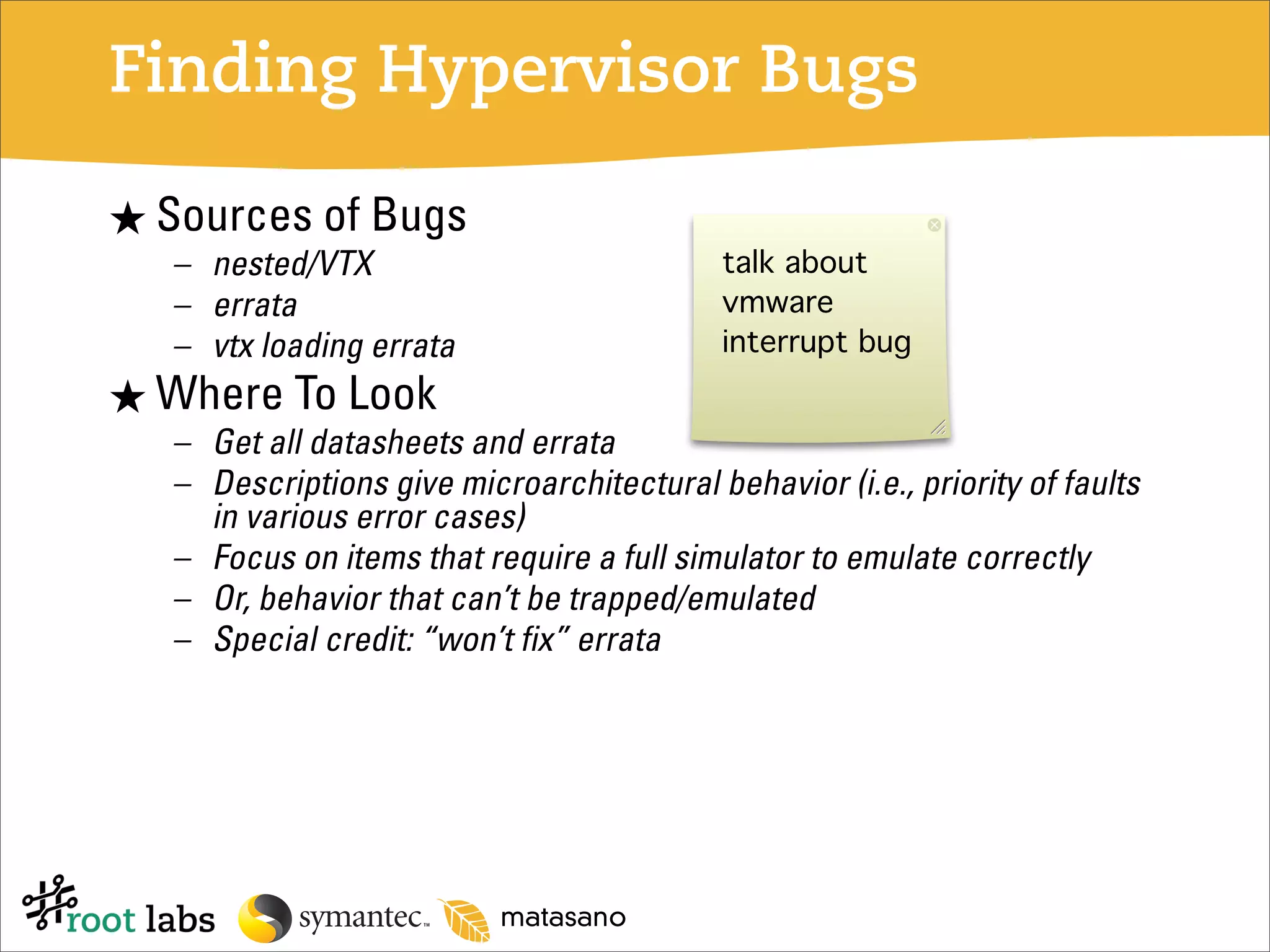 Don't Tell Joanna the Virtualized Rootkit is Dead (Blackhat 2007)