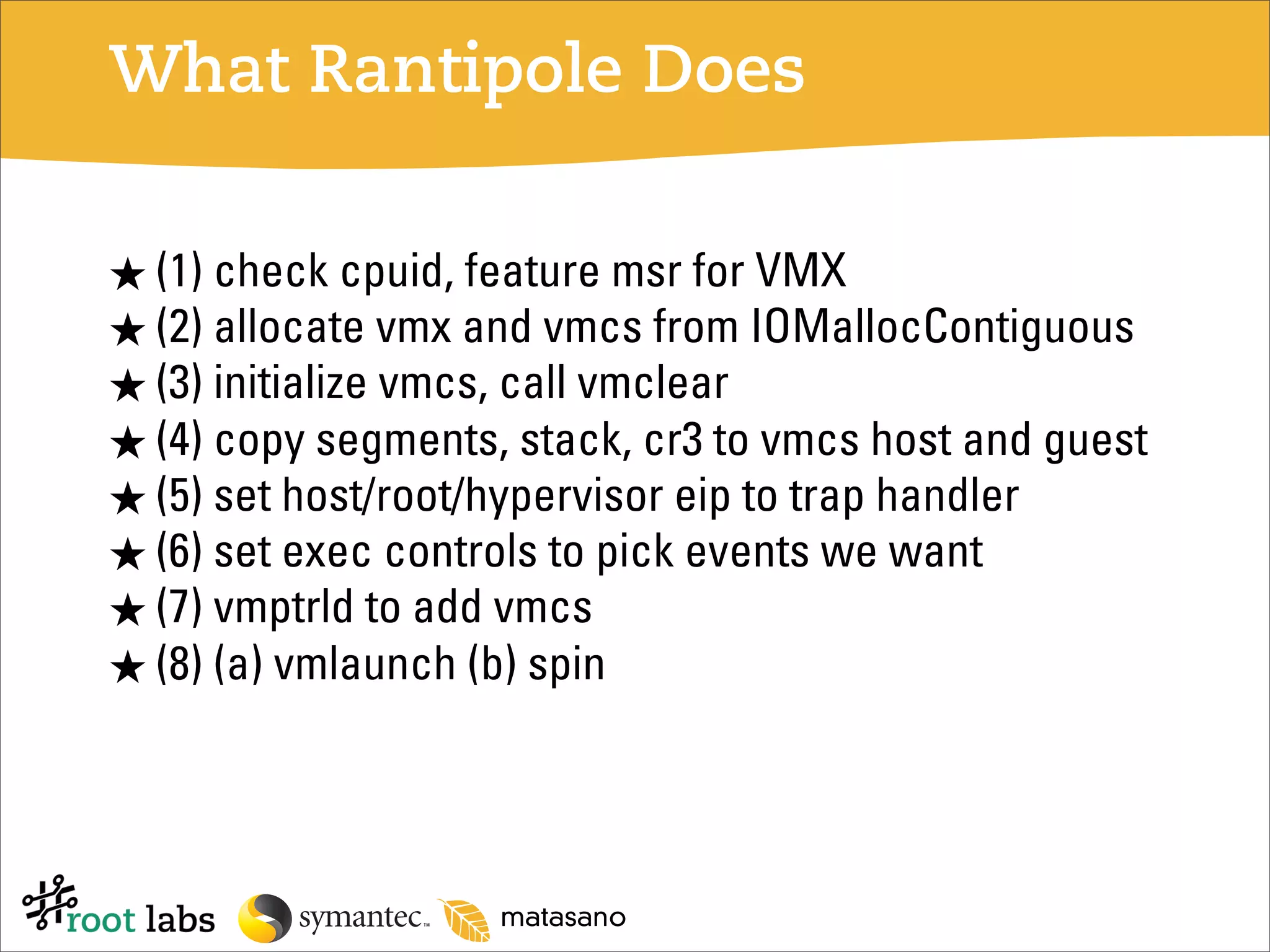 Don't Tell Joanna the Virtualized Rootkit is Dead (Blackhat 2007)