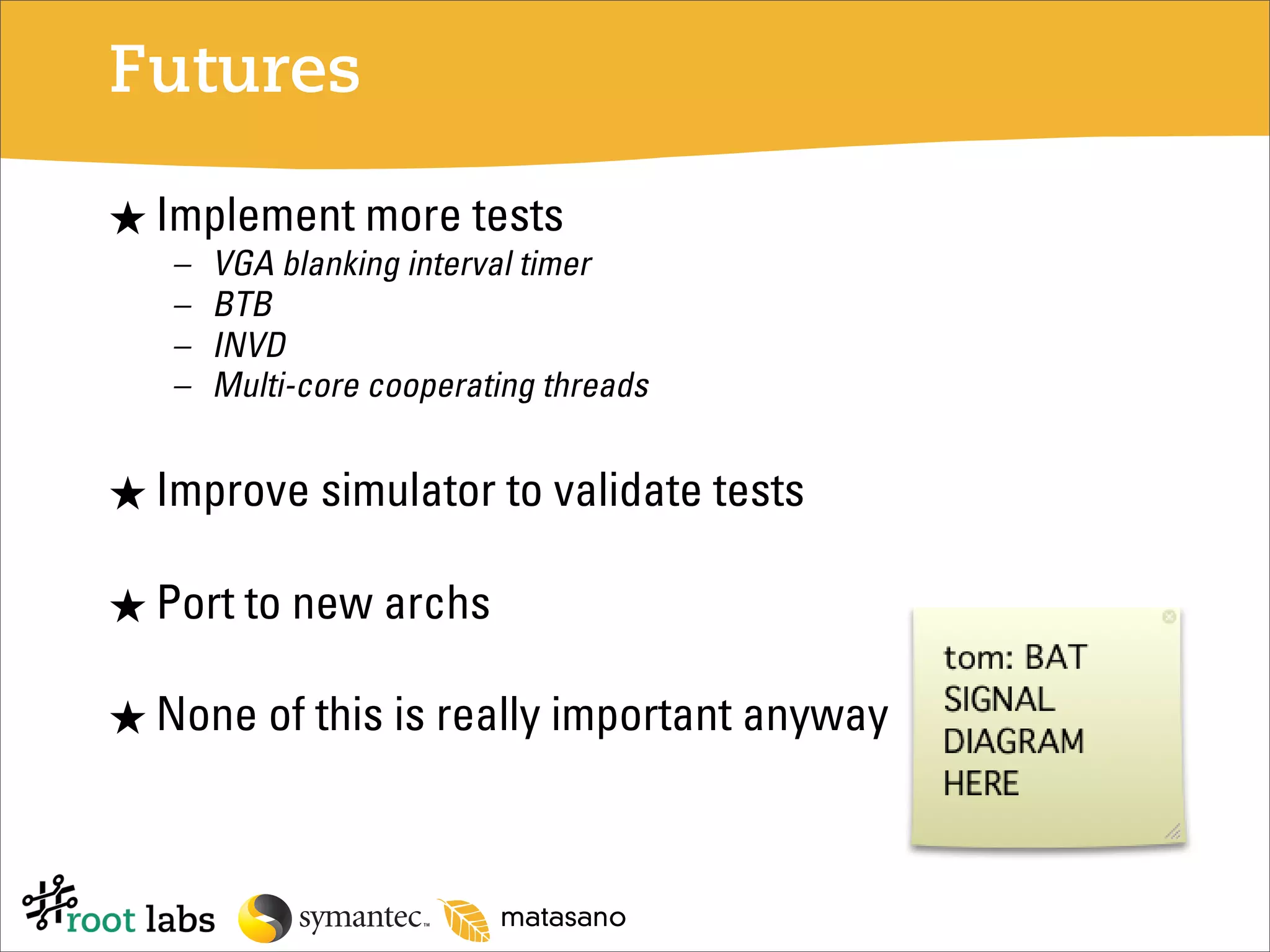 Don't Tell Joanna the Virtualized Rootkit is Dead (Blackhat 2007)