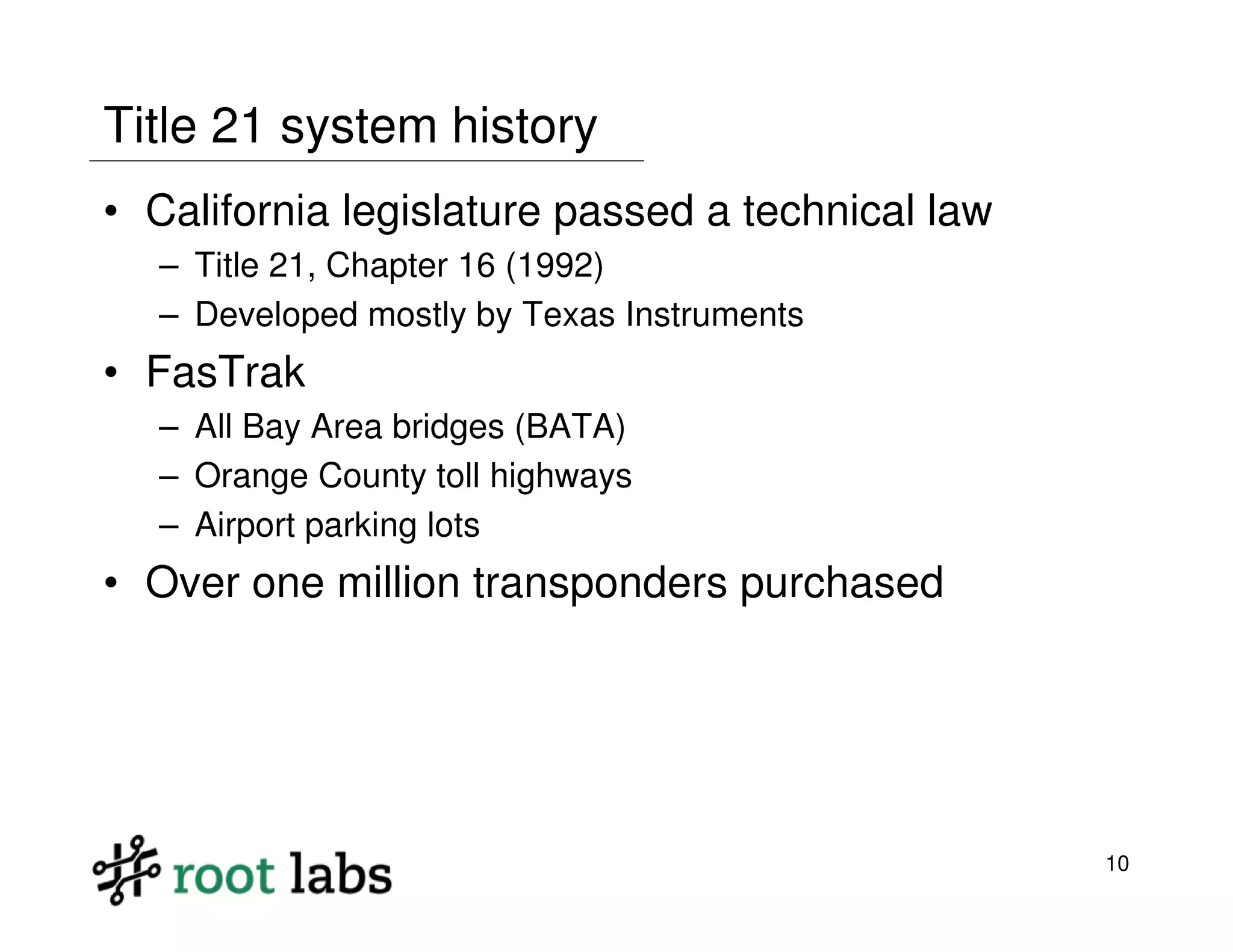 Highway to Hell: Hacking Toll Systems (Blackhat 2008)