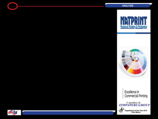 rencies caused by the inflow of illegal
drugs, contraband, under-invoicing of
imports or outright smuggling, stimu-
lateboomsincertaineconomicsectors,
such as construction or real estate.
Overvalued local currencies have other
devastating economic effects such as
discouraging the production of legal
exports by making imports cheaper,
forcing local producers to compete
against cheap imports. Illicit flows can
have the same effects as the so-called
Dutch disease.
Actually, quite often, the natural
resources richness is married to crim-
inal activity, reinforcing the negative
consequences of a “Dutch like disease”,
impeding real economic transformation
and socially inclusive policies.
Gangs, terrorist and criminal agents
like an environment where they can
move financial assets to profitable
investments that hide their wealth.
The money laundering operations of
organized crime groups pose a seri-
ous and growing threat to peace and
security. Ransoms collected by Somali
pirates are reportedly being laundered
through Khat exports or real estate
business in neighboring metropolis.
Firearms trans-Saharan trafficking to
rebel movements is allegedly being
mixed with other trafficking, such as
human and drugs related, that find
their way into nice villas or quasi legit-
imate activities. Illegal ivory trade is
rampant in many parts of Africa. In
fact, African countries are prone to
criminalsupplychainsthatareresourc-
ing conflicts.
For instance, according to UNODC,
some $1.25bn in cocaine is trafficked
from South America to West Africa
and on to Europe. A policy response to
these threats is very complex. A West
Africa Commission on Drugs, headed
by President Obasanjo is busy looking
into the intricacies of such operations.
Bad economic governance
Africa’s recent commodities boom has
been a major source of public revenue,
contributing to economic growth. Ide-
ally natural resources wealth should
enable Africa to power its economies
and determine the quality, pace and
extent of its transformations. Natural
resources have traditionally been one
of the main driving forces behind our
continent’s economic fortunes but also
a contributor to some of our most vio-
lent conflicts.
The highest illicit financial flows were
recorded in African countries that are
resource and mineral rich mainly in
oil, precious metals and minerals. The
policy and legal frameworks for the
mining sector have traditionally been
designed to attract investment, and
raise resources for rent-seeking or
un-strategic spending rather than to
encourage transformation.
Moreover, the share of resource rents
retained by African countries has often
been limited on the account of over-
generous concessions that are always
made in the race to the bottom for
mining investment, as well as to the
information asymmetries which typi-
cally characterize the mining sector.
It has also not worked in the light oftax
leakages through transfer pricing and
trade mispricing. It is estimated that
between 1970 and 2008, illicit financial
flows linked to trade mispricing alone
cost the continent $854 billion.
The lost resources on the African con-
tinent are a clear indication that now,
more than ever, Governments need to
enforce and implement principles and
standard operating procedures which
17 Analysis
 