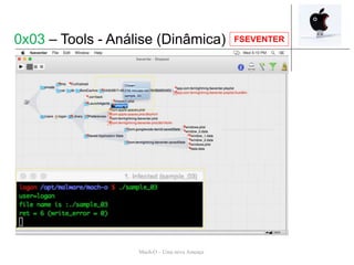 Mach-O – Uma nova Ameaça
FSEVENTER0x03 – Tools - Análise (Dinâmica)
 