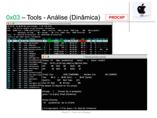Mach-O – Uma nova Ameaça
PROCXP0x03 – Tools - Análise (Dinâmica)
 