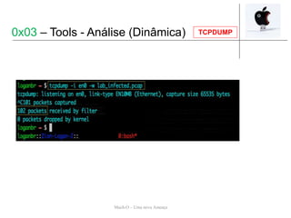 Mach-O – Uma nova Ameaça
TCPDUMP0x03 – Tools - Análise (Dinâmica)
 