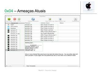 Mach-O – Uma nova Ameaça
0x04 – Ameaças Atuais
 