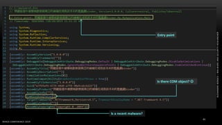 ALEXANDREBORGES–MALWAREANDSECURITYRESEARCHER
BHACK CONFERENCE 2019
41
Entry point
Is there COM object? 
Is a recent malware?
 