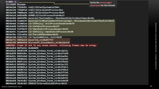 ALEXANDREBORGES–MALWAREANDSECURITYRESEARCHER
BHACK CONFERENCE 2019 54
Verify the unmanaged
stack trace for this thread.
 