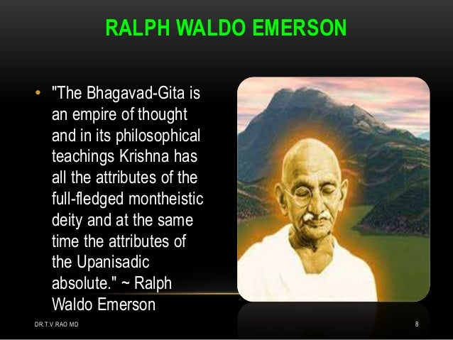 Henry david thoreau bhagavad gita