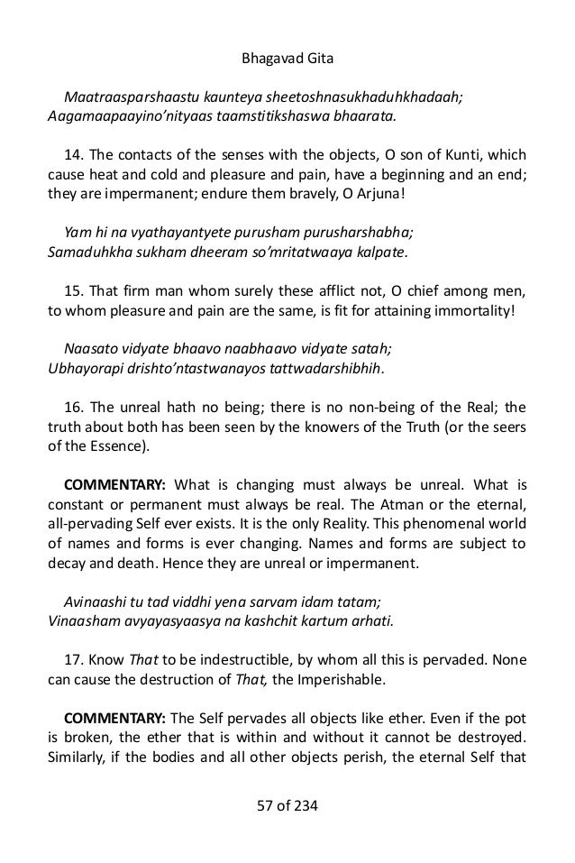 Bhagavad Gita By Sri Swami Sivananda Bhagavad Gita By Sri Swami Sivananda