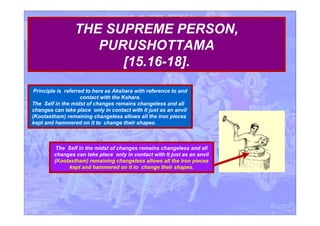 BHAGVAD GITA CHAPTER 15 FLOWCHARTS AND OVERVIEW | PDF