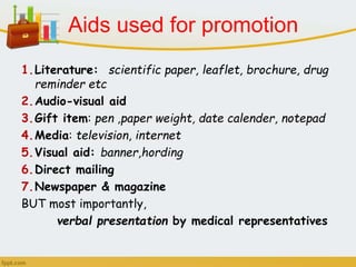 Promotional drug literature | PPT