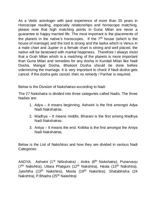 Bhakoot Matching Table bhakoot dosha.pdf