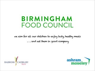 we aim for all our children to enjoy tasty, healthy meals
. . . and eat them in good company
 