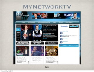 MyNetworkTV




                              link
Thursday, May 19, 2011
 