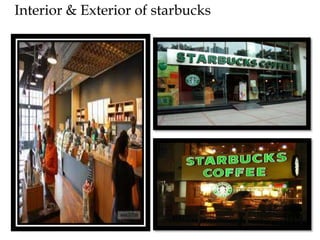 Interior & Exterior of starbucks

 