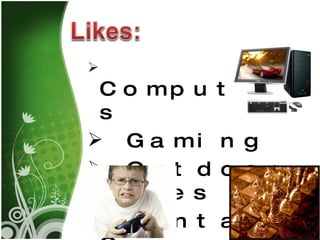 Computers Gaming Outdoor Games Mental Games 