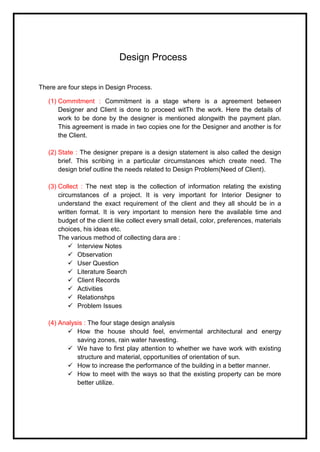 Bharat Jeswani,M.Sc-Interior Design (Residential portfolio) | PDF