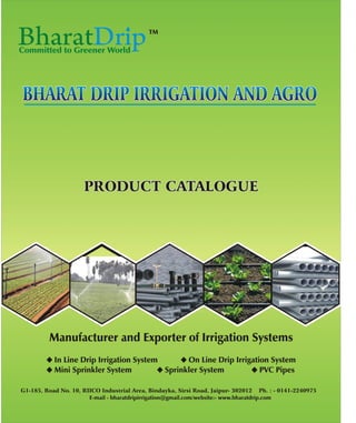 DRIP IRRIGATION SYSTEM & HDPE PIPES By Bharat Drip Irrigation And Agro