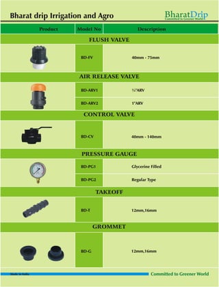 DRIP IRRIGATION SYSTEM & HDPE PIPES By Bharat Drip Irrigation And Agro ...