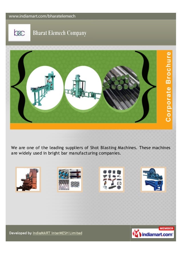 Bharat Elemech Company, Aurangabad, Shot Blasting Machines