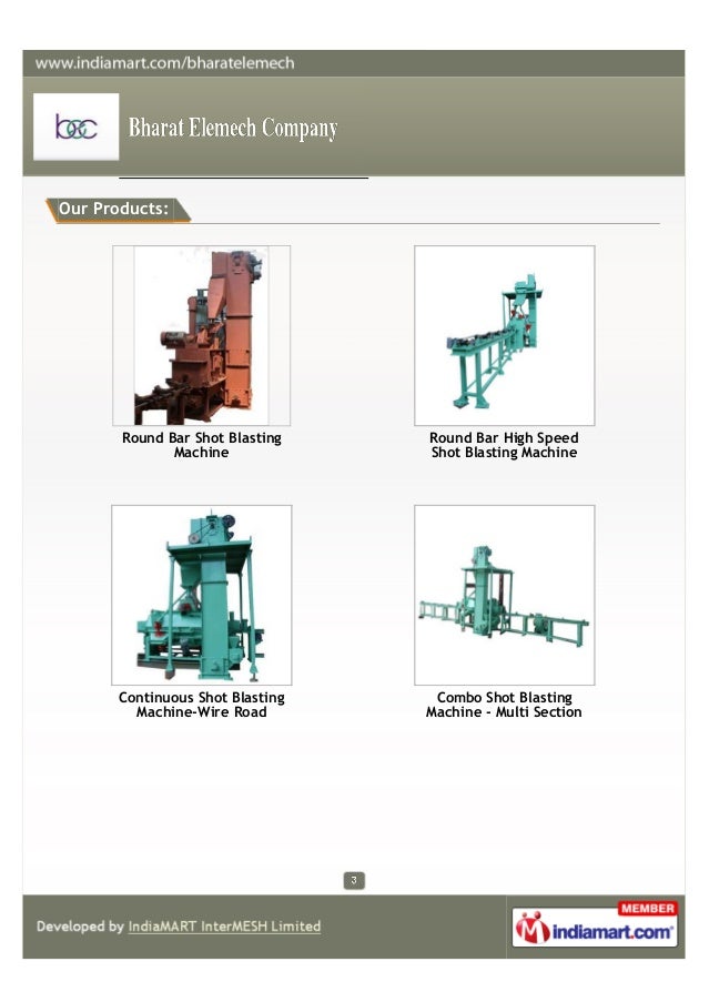 Bharat Elemech Company, Aurangabad, Shot Blasting Machines