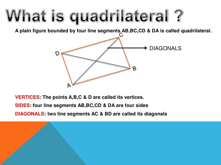 A Parallelogram Whose Sides Are All Equal Is Called: QUADRILATERALS