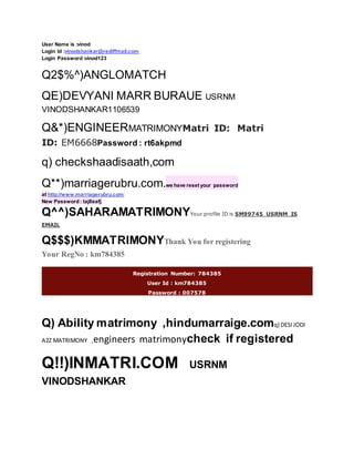 Bharat matrimony 12_july | PDF