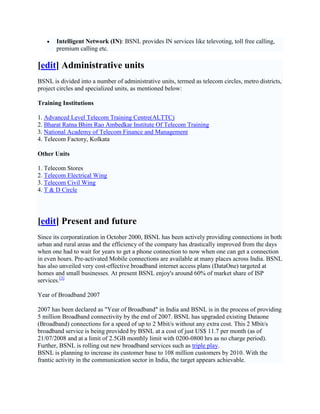 Bharat Sanchar Nigam Limited