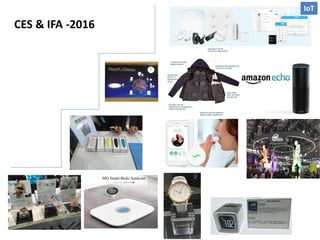 CES & IFA -2016
IoT
 