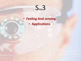 Step3
• Feeling And sensing
• Applications
 