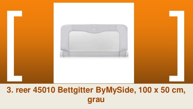 grau reer Bettgitter By My Side 150 x 50 cm