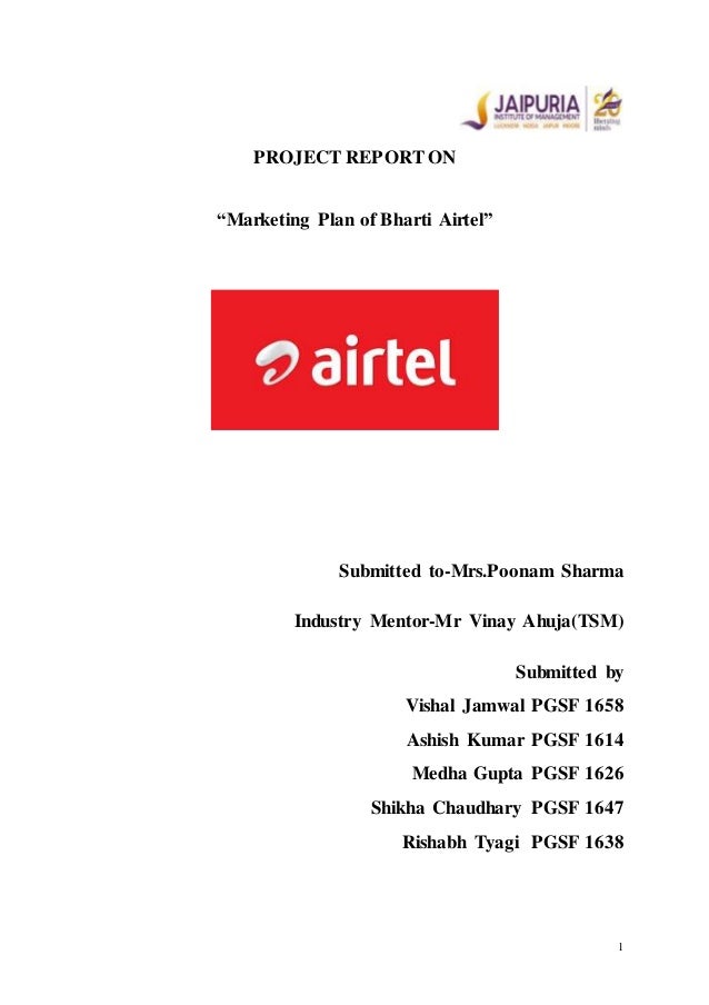 research report on bharti airtel
