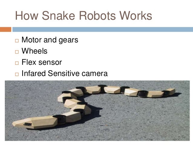 snake robot ppt