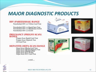 Bhat biotech slide show | PPT
