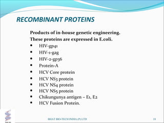 Bhat biotech slide show | PPT