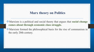 Marx Rise Analysis of Karl Marx and Marxism - By Prajwal Bhattarai ( Nepal ) | PPTX